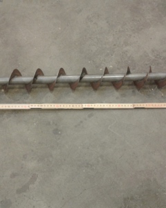 Volution top for tube auger 102mm 1.0m wood pellets M&M